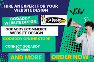 godaddy website redesign godaddy ecommerce website design godaddy webshop design