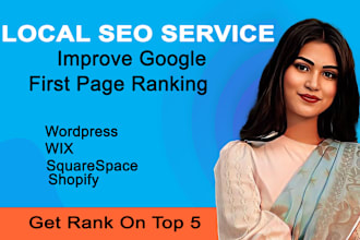 provide google ranking local SEO optimization service for website