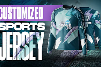 create custom sublimation gaming jerseys, unique esports apparel design