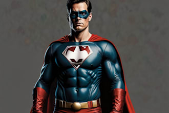 draw comic superhero pop art portraits
