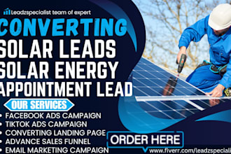 provide fresh solar leads solar lead generation solar business leads solar lead