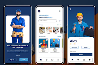 build on demand handyman app, home services booking, delivery app and website