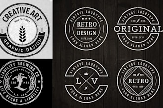 design clean badge, patch, round sticker, label, circular round, logo design