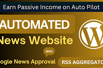 create automated news, autoblog wordpress website