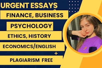 write philosophy, business, ethics, nursing, sociology, essay and history