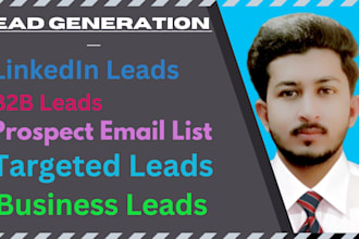 do b2b lead generation, linkedin lead generation and build a prospect email list