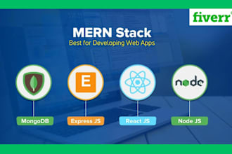 be your mern stack developer with react nodejs mongodb