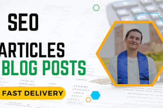 be your content writer for SEO articles and blog posts