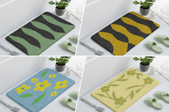 create decorative carpets, rugs design and custom rug style