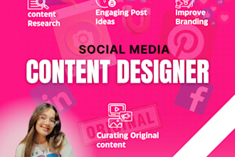 be your social media content designer