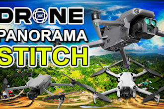 professional panorama stitching from any dji drone