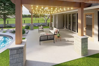 design your dream backyard landscape, garden, pool, patio, deck