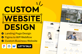 do custom website, figma website design, website design figma, website ui ux