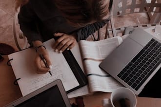 write research, summary papers, articles and synopsis works