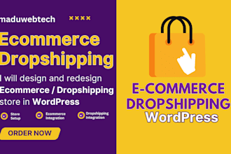 setup wordpress ecommerce dropshipping store