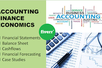 assist in economics, finance and accounting tasks