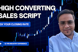 write a high ticket sales script, pitch, or closing script that converts