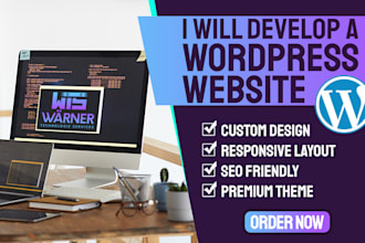 develop a wordpress website