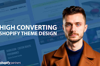 create converting shopify store for ecommerce website design