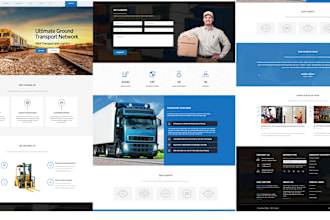 build logistic, freight brokerage, dispatch, trucking and transport website