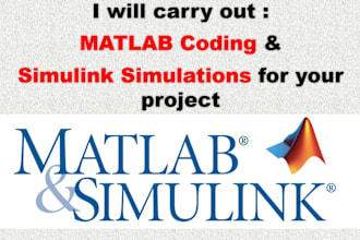 handle matlab coding and simulink simulations for your project