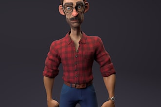 create a believable 3d  stylized character