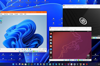 setup virtual machine, virtual desktop, and remote desktop