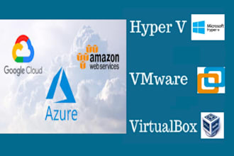 setup virtual machine, virtual desktop, and remote desktop