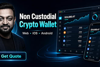 develop a decentralized crypto wallet app for web and mobile
