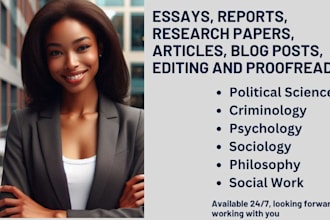 help in political science ,sociology, criminology, history