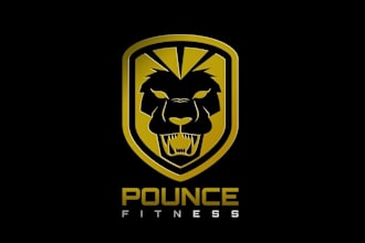 design golden ratio or fibonacci inspired animal emblem logo