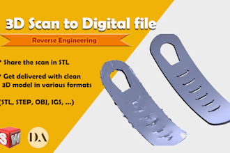 reverse engineer 3d scans to digital file