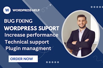 provide wordpress help fix issues, errors, bugs, HTML CSS,elementor pro