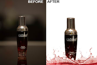 professionally do product image editing in photoshop