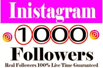 instantly get 1000 real instagram followers