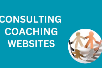 design coaching website for speaker, trainer, or consultant