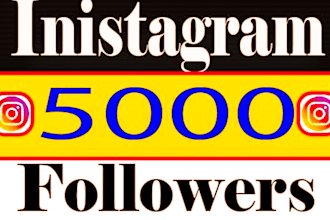instantly get 5000 real instagram followers