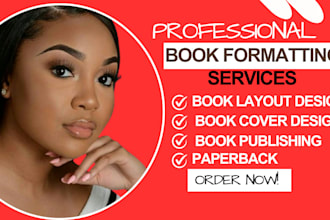 do kindle ebook formatting, ebook formatting and paperback formatting for KDP