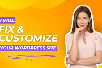 fix, customize or debug your wordpress website