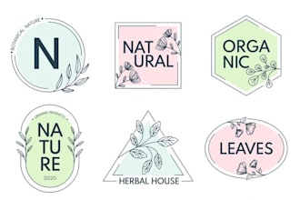 do a vintage botanical mystic illustration logo design