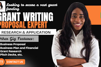 do grant research, grant writing, federal state 501c3 rfp bid, grant proposal