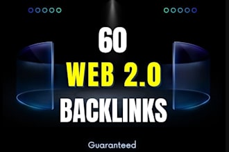 build manually 500 dofollow  web 2 0 seo backlinks