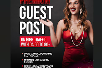 write high da guest post backlinks with SEO quality guest posting service