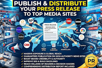 publish and distribute your press release to top media sites