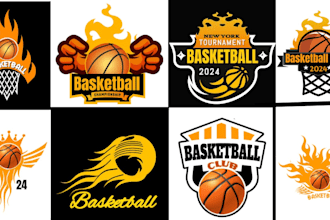 do sport ,game ,golden , luxury ,tournament  and the basketball logo