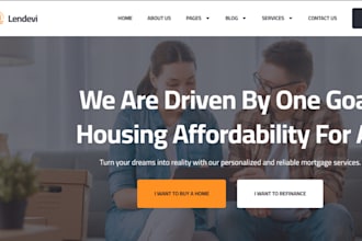 build mortgage website mortgage landing page mortgage sales funnel loan website