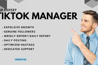 manage your tiktok page with engaging content