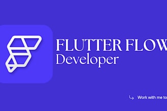 develop a complete flutterflow app with a stunning UI and full functionality