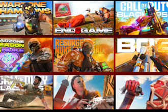 make you 3d call of duty thumbnail