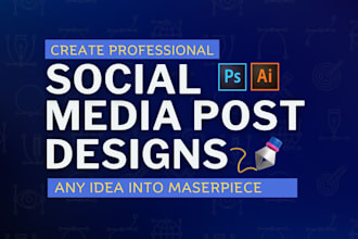 create social media post graphics, social media post design